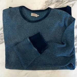 Men’s faherty long sleeve cotton sweater. Size XL.